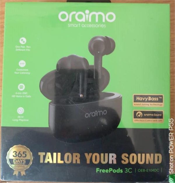 oraimo FreePods 3C ENC True Wireless Earbuds - Image 2