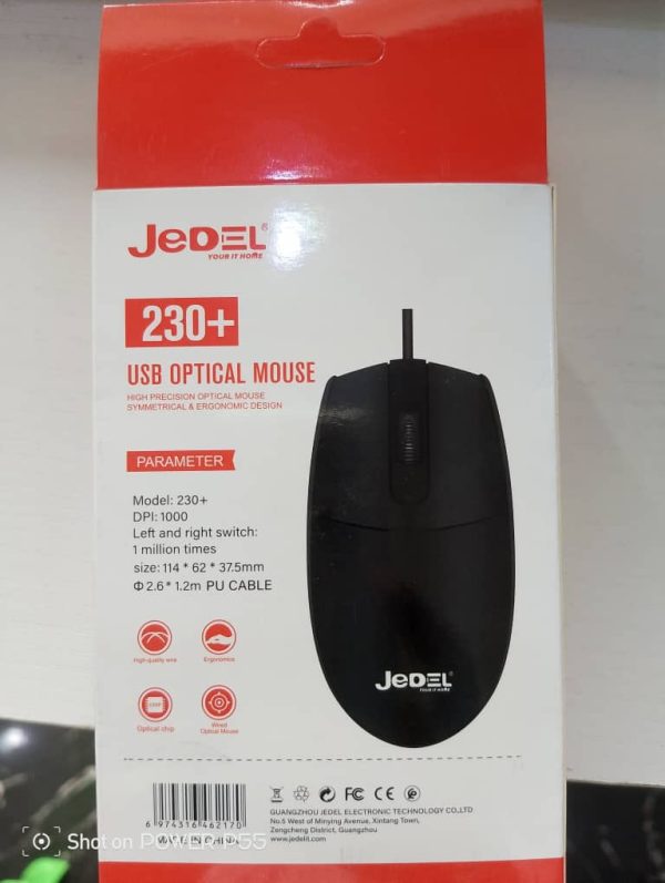 Jedel 230+ USB Optical Mouse